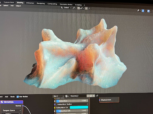Screen Shot on Blender